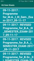 KU DateSheets скриншот 1