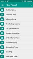 Unix Tutorial 스크린샷 2