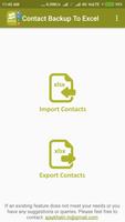 Backup Contact To Excel Cartaz
