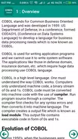 COBOL Tutorial Ekran Görüntüsü 3