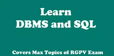 Learn DBMS