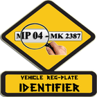 Vehicle Reg-Plate Identifier Zeichen