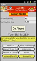 BMI Calculator स्क्रीनशॉट 1