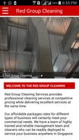 Red Group Cleaning الملصق