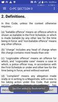 CrPC-Code of Criminal Procedur स्क्रीनशॉट 3