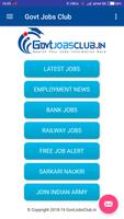 Govt Jobs Club Get Free Job Alert Employment News capture d'écran 1