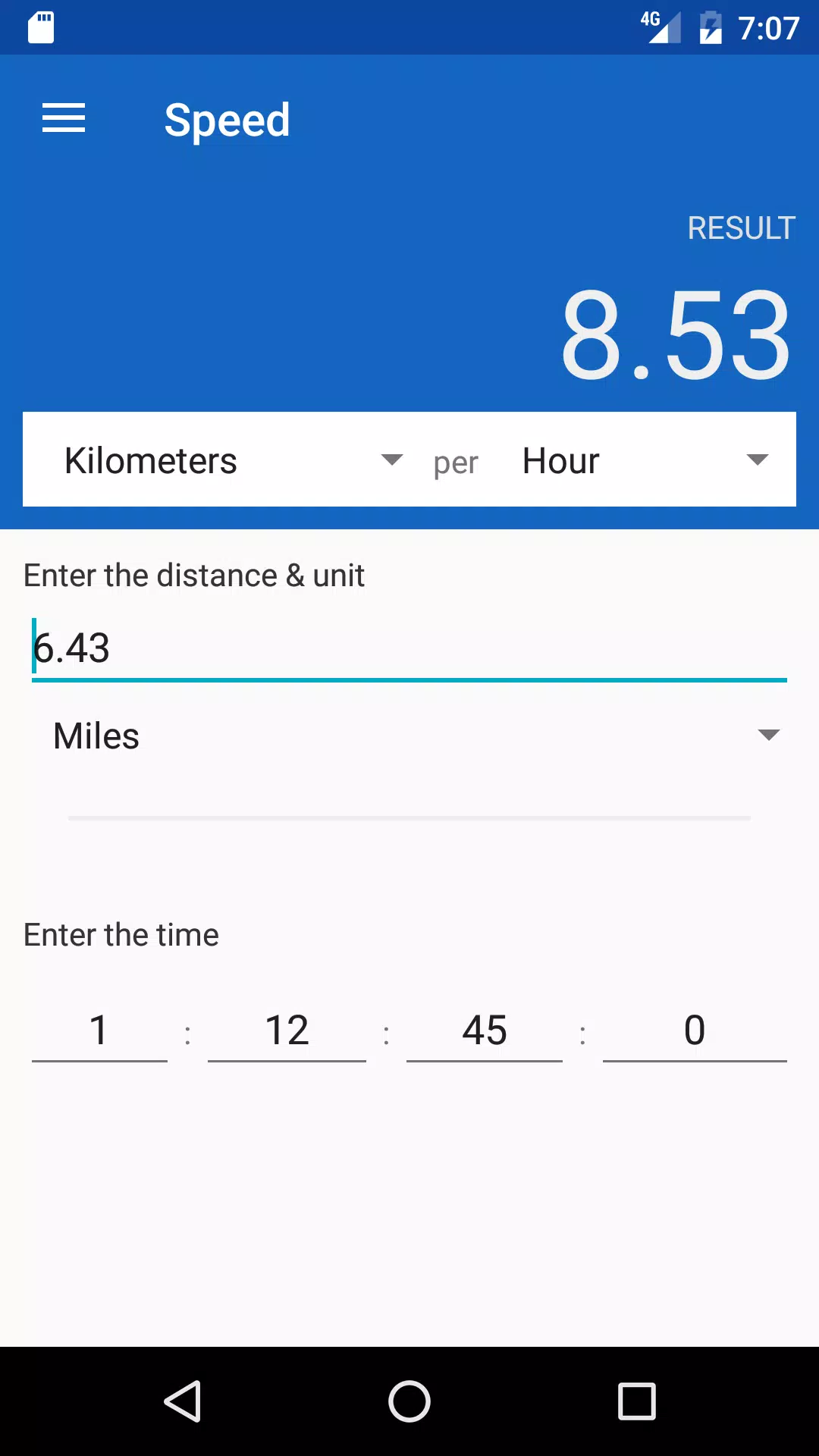 Speed Distance Time Calculator APK for Android Download