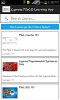 Cypress PSoC® Learning App imagem de tela 1