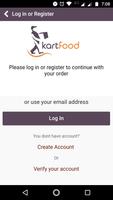 Kartfood Ordering App पोस्टर