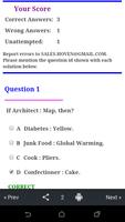 Analogies - 4(Aptitude Quiz) اسکرین شاٹ 2