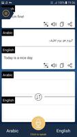 Arabic To English : Voice & Text Translation Free capture d'écran 1