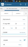 LIC Premium Calculator capture d'écran 1