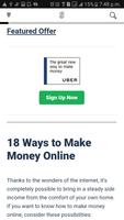 1 Schermata make Money Online - per day 100$