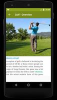 Learn Golf capture d'écran 1