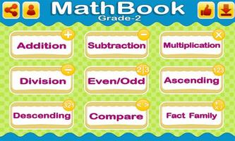 Math Book - Grade 2 poster