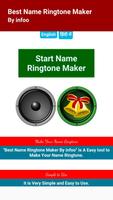 Best Name Ringtone Maker with Background Music Plakat