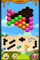 Hexa Bloc Bee Puzzle capture d'écran 1