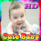 Cute Baby Wallpaper (HD) icône