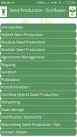 ICAR IIOR Seed Production Sunflower Poster