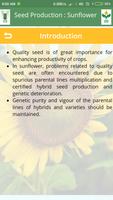 ICAR IIOR Seed Production Sunflower captura de pantalla 1