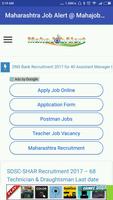 महा जॉब अलर्ट - Maharashtra Govt Jobs Affiche