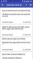 Daily New Hindi Status Affiche