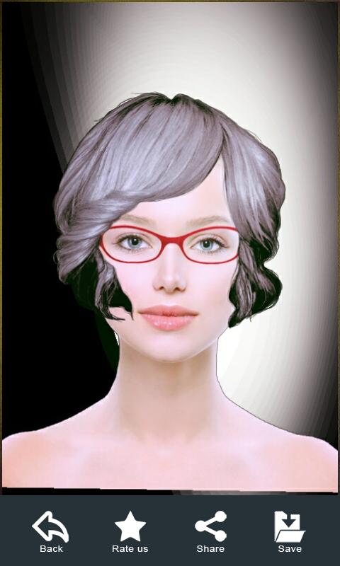 Hairstyle Changer app, virtual makeover women, men for 