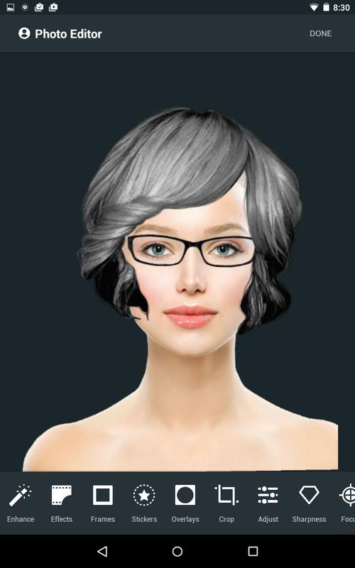 Hairstyle Changer app, virtual makeover women, men for 