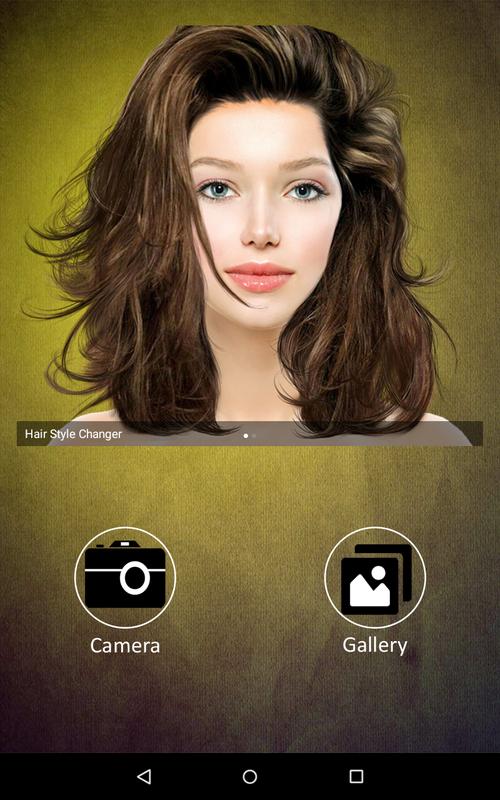 Hairstyle Changer app, virtual makeover women, men APK 
