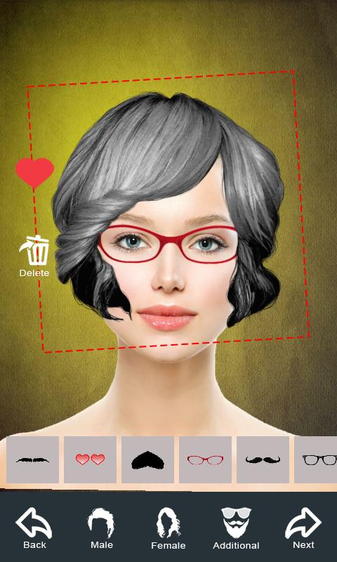 Hairstyle Changer app, virtual makeover women, men APK ...