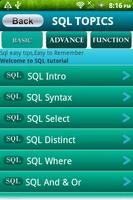 SQL Quick Reference Plakat