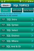 SQL Quick Reference poster