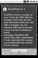 DroidFind syot layar 1