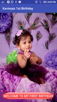 Kavinya's 1st Birthday پوسٹر