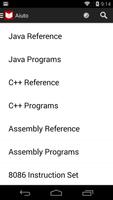 C++, Java Programs & Reference plakat