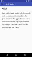 Basic Maths App capture d'écran 1