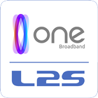 Log2Space - One Broadband-icoon