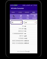 برنامه‌نما Unit converter (All types of unit) عکس از صفحه