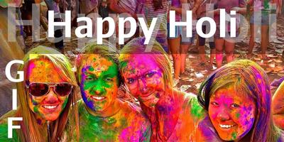 Happy Holi GIF Collection poster