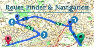 Route Finder & Navigation Poster