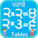 Punjabi Multiplication Tables Math ਗੁਣਾ ਅਤੇ ਪਹਾੜੇ APK