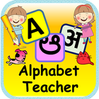 Alphabets Teacher for Kids - Multiple languages आइकन
