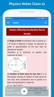 Physics notes for class 11 capture d'écran 2