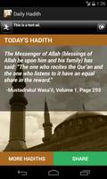 Daily Hadith Affiche