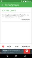 Inspiring Quotes - Motivating Words Daily Plakat