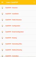 Learn CakePHP (Tutorial) Affiche
