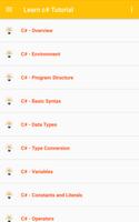 Learn C# (Tutorial) পোস্টার