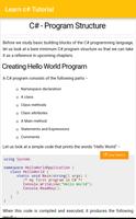 Learn C# (Tutorial) screenshot 3