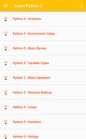 Learn Python 3 Affiche