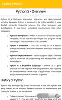 Learn Python 3 capture d'écran 1